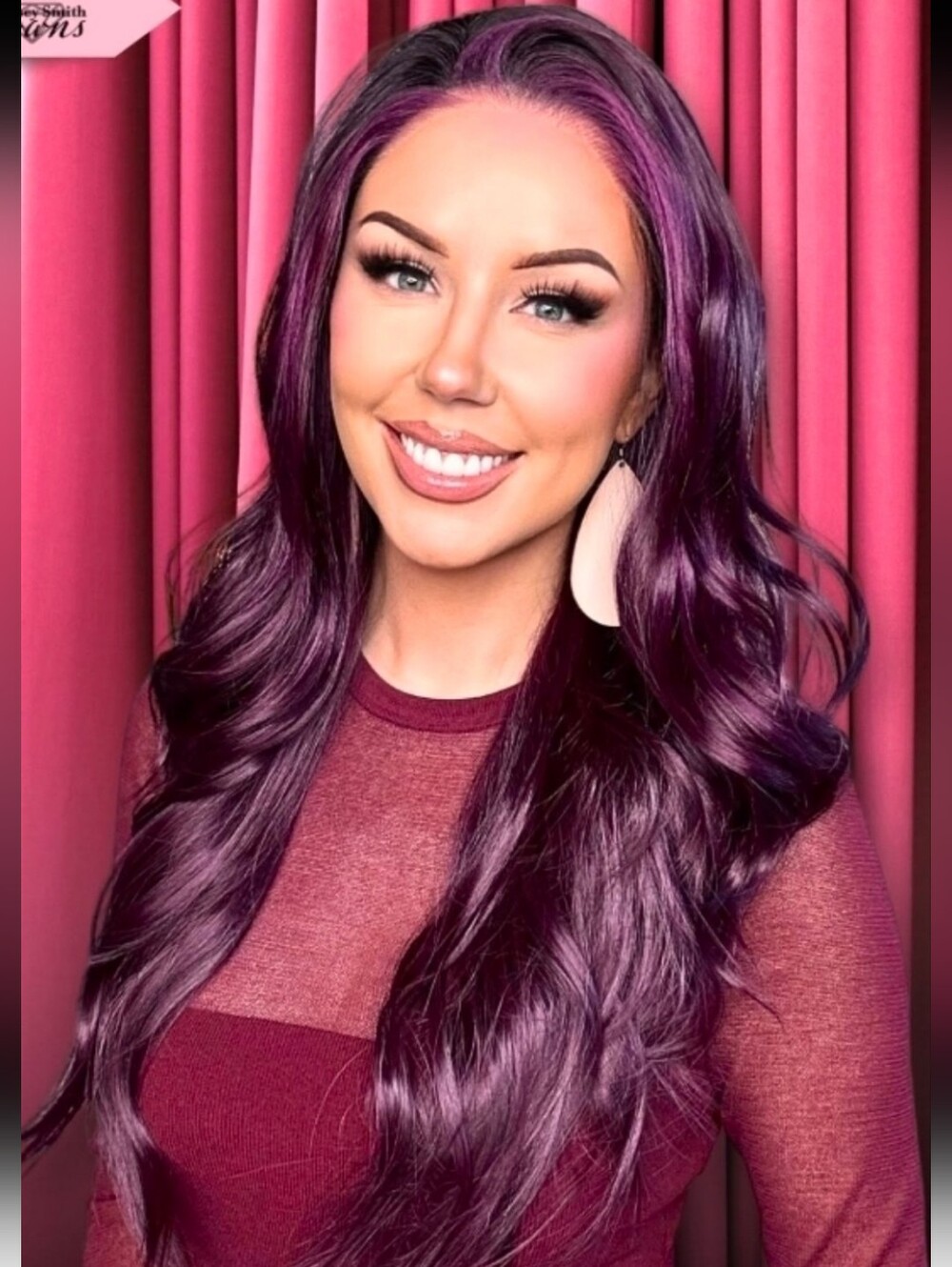 WIG - CHELSEY SMITH CROWNS - Brianna - Plum - Petite